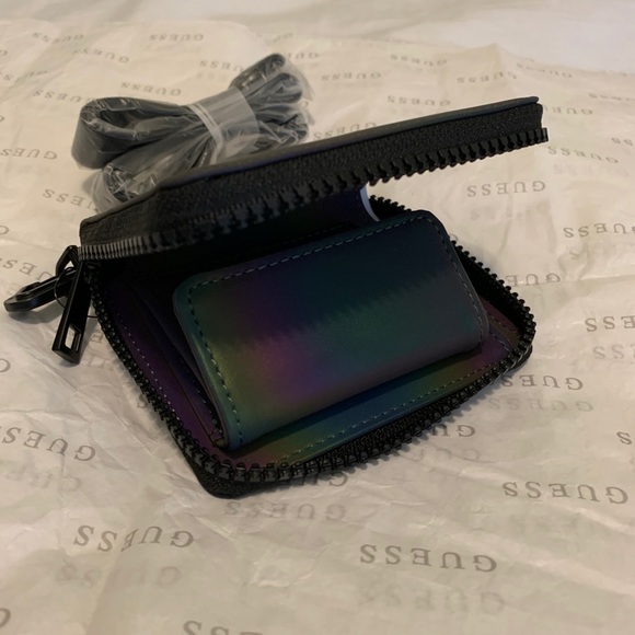 Guess holographic zipper wallet. - Picture 8 of 15